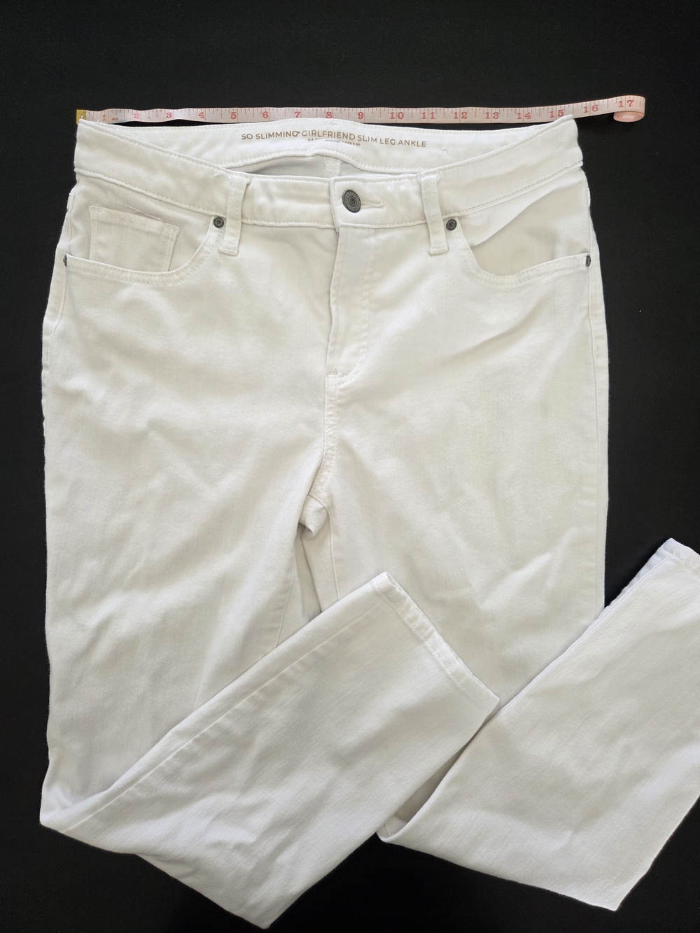 Chicos SO Slimming Girlfriend Slim Leg Ankle Jeans in White